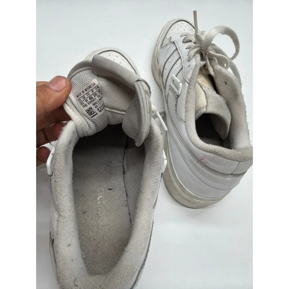 Adidas Forum Low White Leather‎ Casual Sneakers Men's Size 11.5